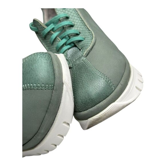 Fly London Bump Womens Green Platform Leather‎ Sneaker Size EU37 US7 M - Picture 6 of 13